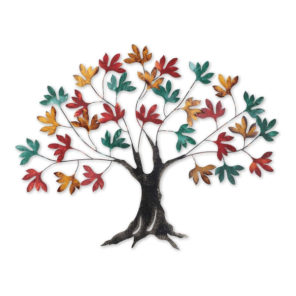 Decoratiune perete YGGDRASIL, multicolor, metal, 115x4x94 cm