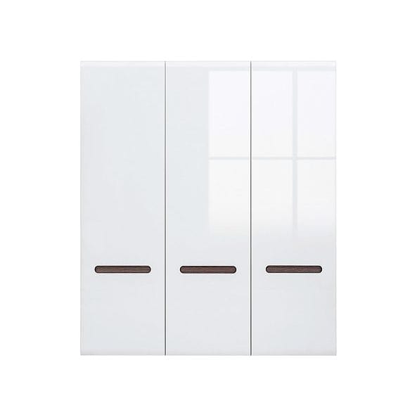 Dulap AZTECA TRIO, alb, cu 3 usi, 180x57x210 cm
