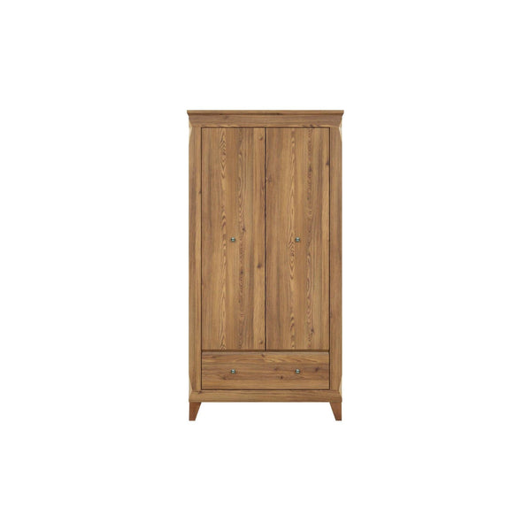 Dulap BERGEN, stejar zada Sibiu, PAL, cu 2 usi si un sertar, 102x63x202 cm