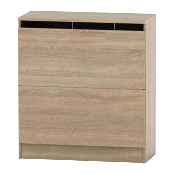 Dulap BETTY 2 BE-02-040, stejar sonoma, DTD laminat, cu 2 usi, 85x39x93 cm