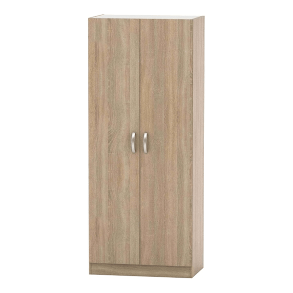 Dulap BETTY 2 BE02-003-00, stejar sonoma, DTD laminat, cu 2 usi, 90x57x220 cm