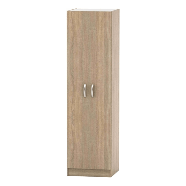 Dulap BETTY 2 BE02-004-00, stejar sonoma, PAL melaminat, cu 2 usi, 60x57x220 cm