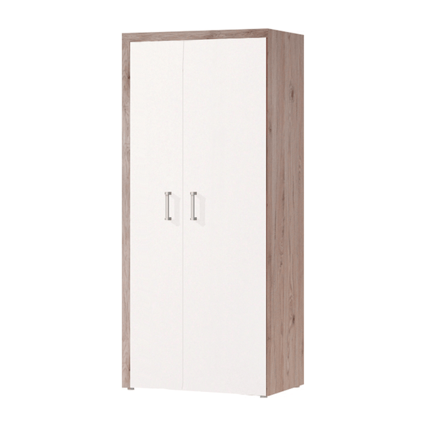 Dulap CHERIS 1, stejar San Marino, DTD laminat, cu 2 usi, 90x55x203 cm