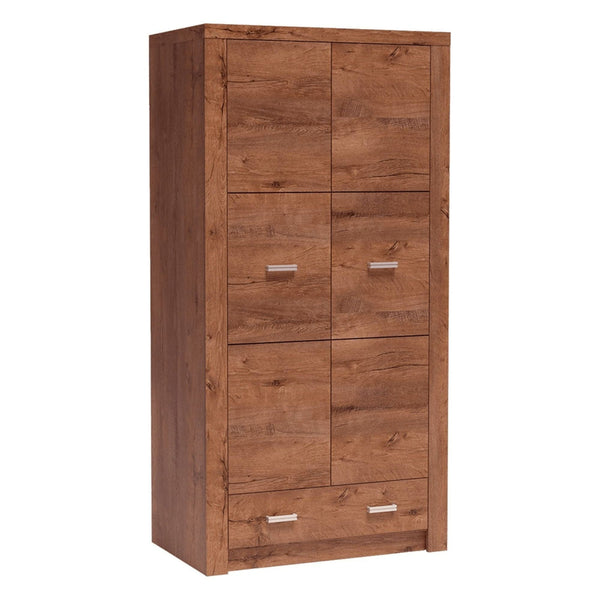 Dulap INFINITY I-01, frasin deschis, PAL melaminat, cu 2 usi si un sertar, 96x58x192 cm