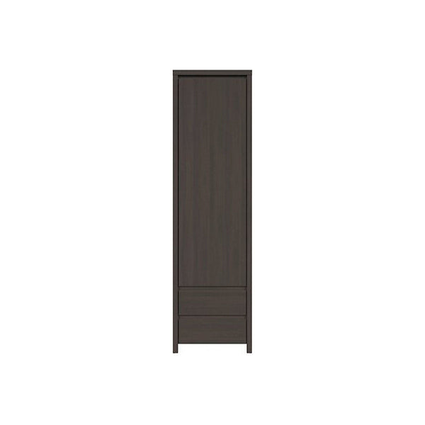Dulap KASPIAN, wenge, PAL, cu o usa si 2 sertare, 56x41x201 cm