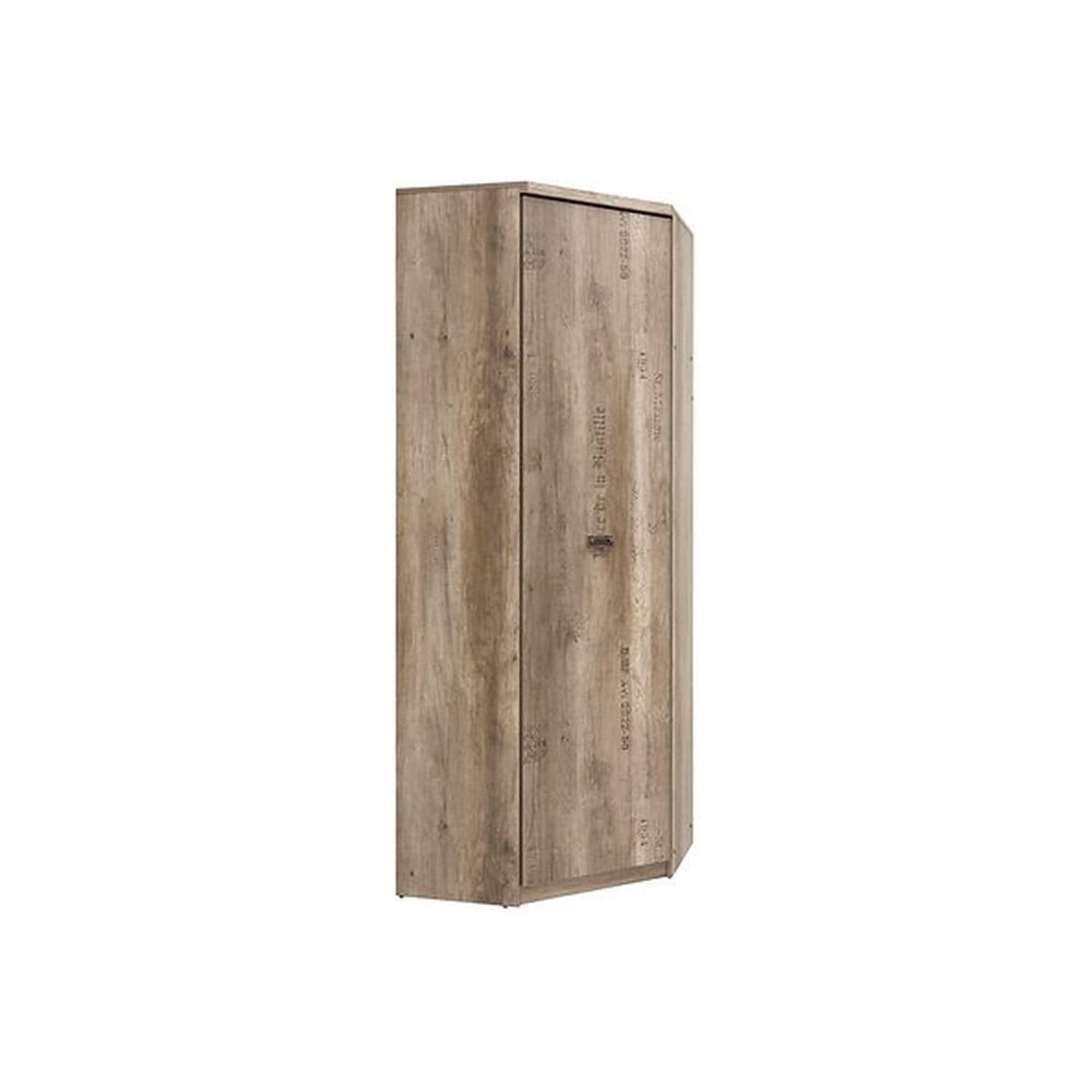 Dulap MALCOLM, stejar canyon, PAL, cu usa, 75x75x206 cm