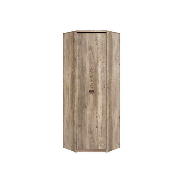 Dulap MALCOLM, stejar canyon, PAL, cu usa, 75x75x206 cm