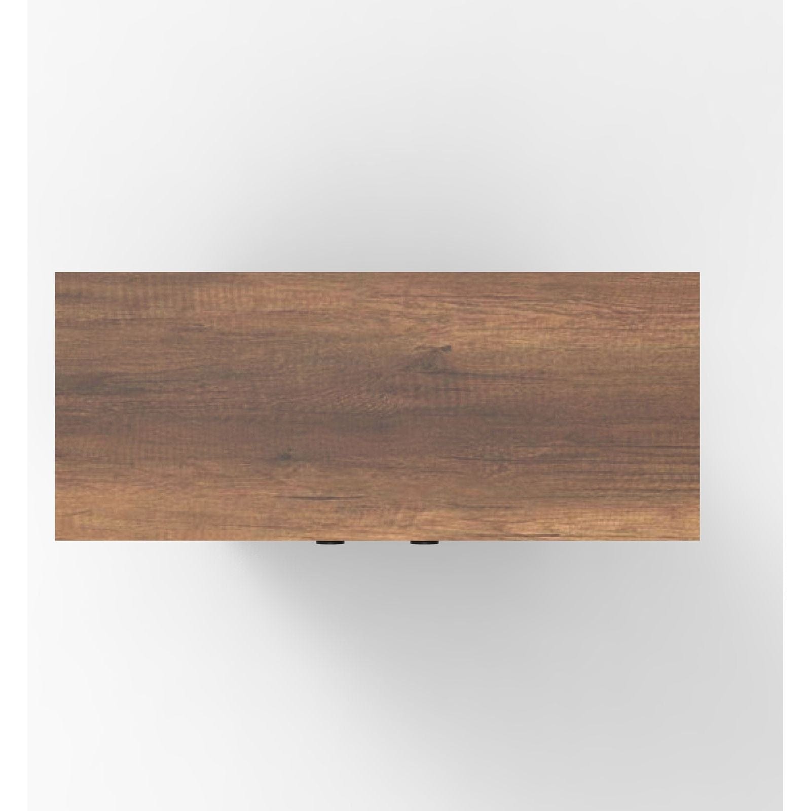 Dulap MN06-BA, nuc/gri, PAL melaminat/metal, cu 8 usi, 96x40x179 cm