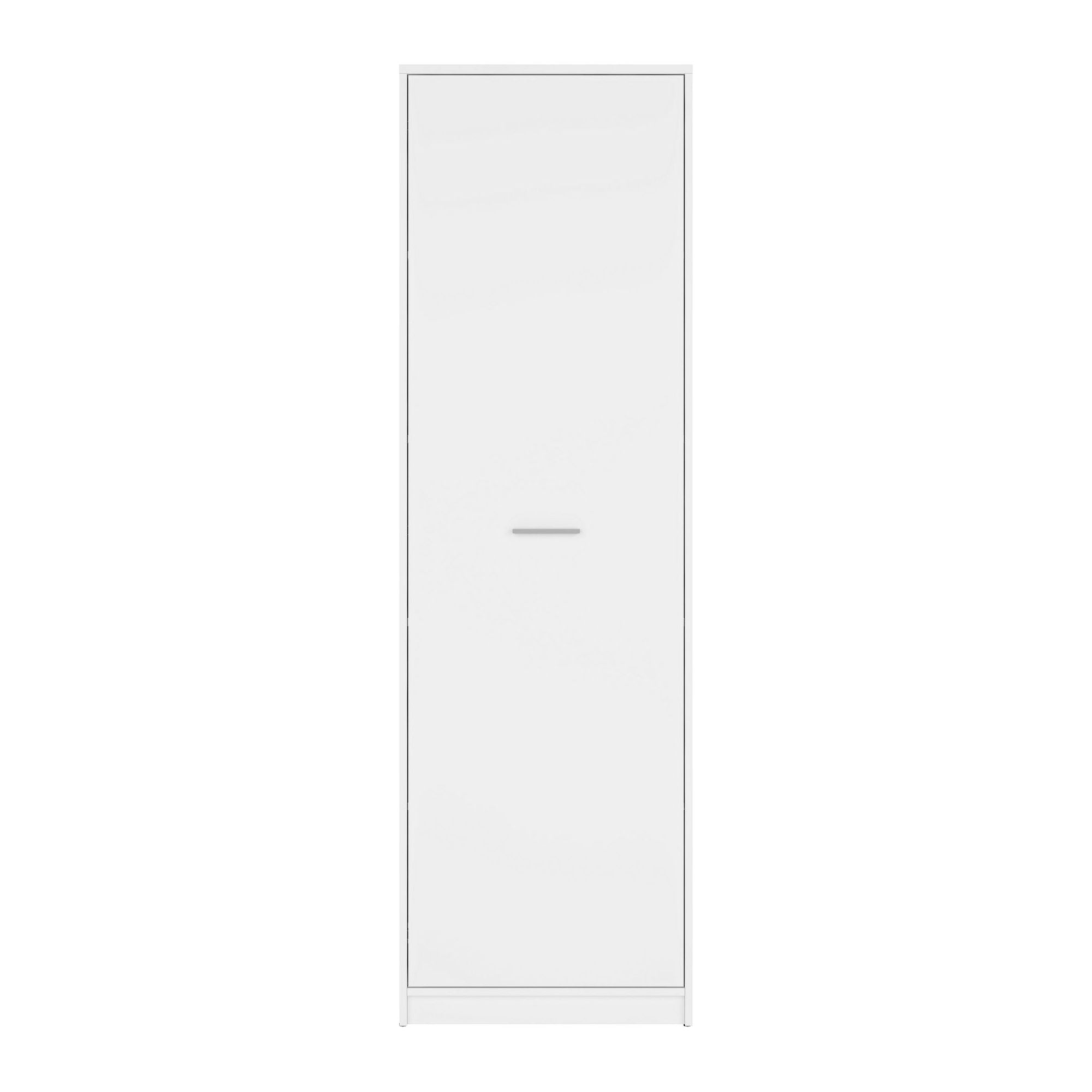 Dulap NEPO PLUS, alb, PAL, cu o usa, 60x34x197 cm