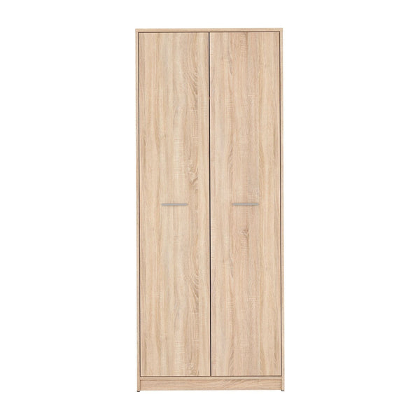 Dulap NEPO PLUS, stejar sonoma, PAL, cu 2 usi, 80x55x197 cm