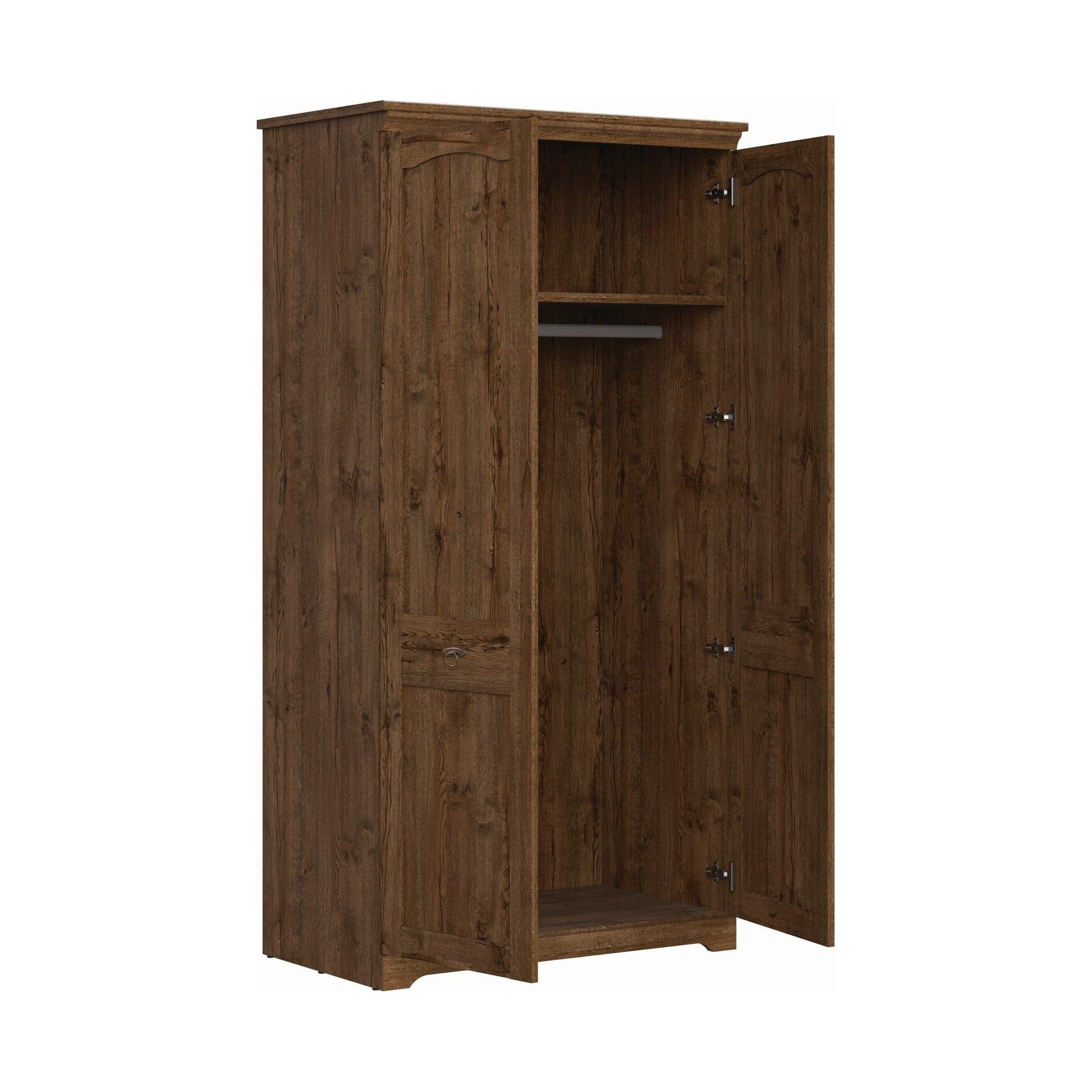 Dulap PATRAS, stejar april, PAL, cu 2 usi, 103x59x201 cm