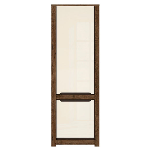 Dulap RUSO, bej/stejar april, PAL, cu 2 usi, 69x46x205 cm