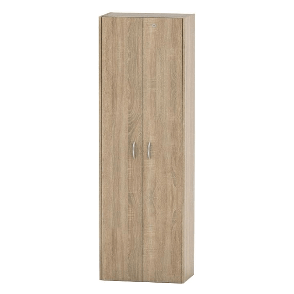 Dulap TEMPO ASISTENT NEW 007, stejar sonoma, PAL melaminat, cu 2 usi, 57x34x175 cm