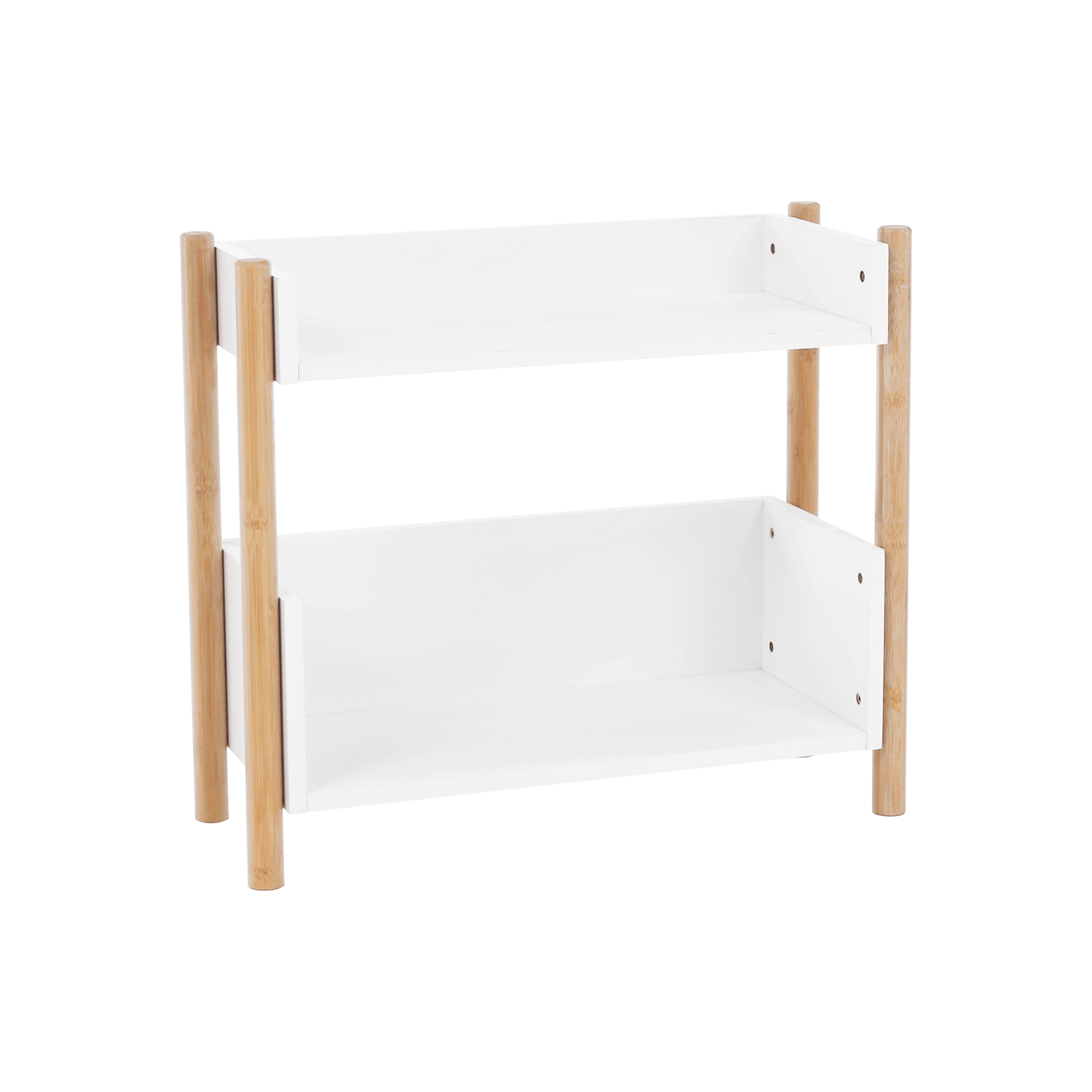Etajera BALTIKA TYPE 1, alb/stejar natural, 60x25x53 cm
