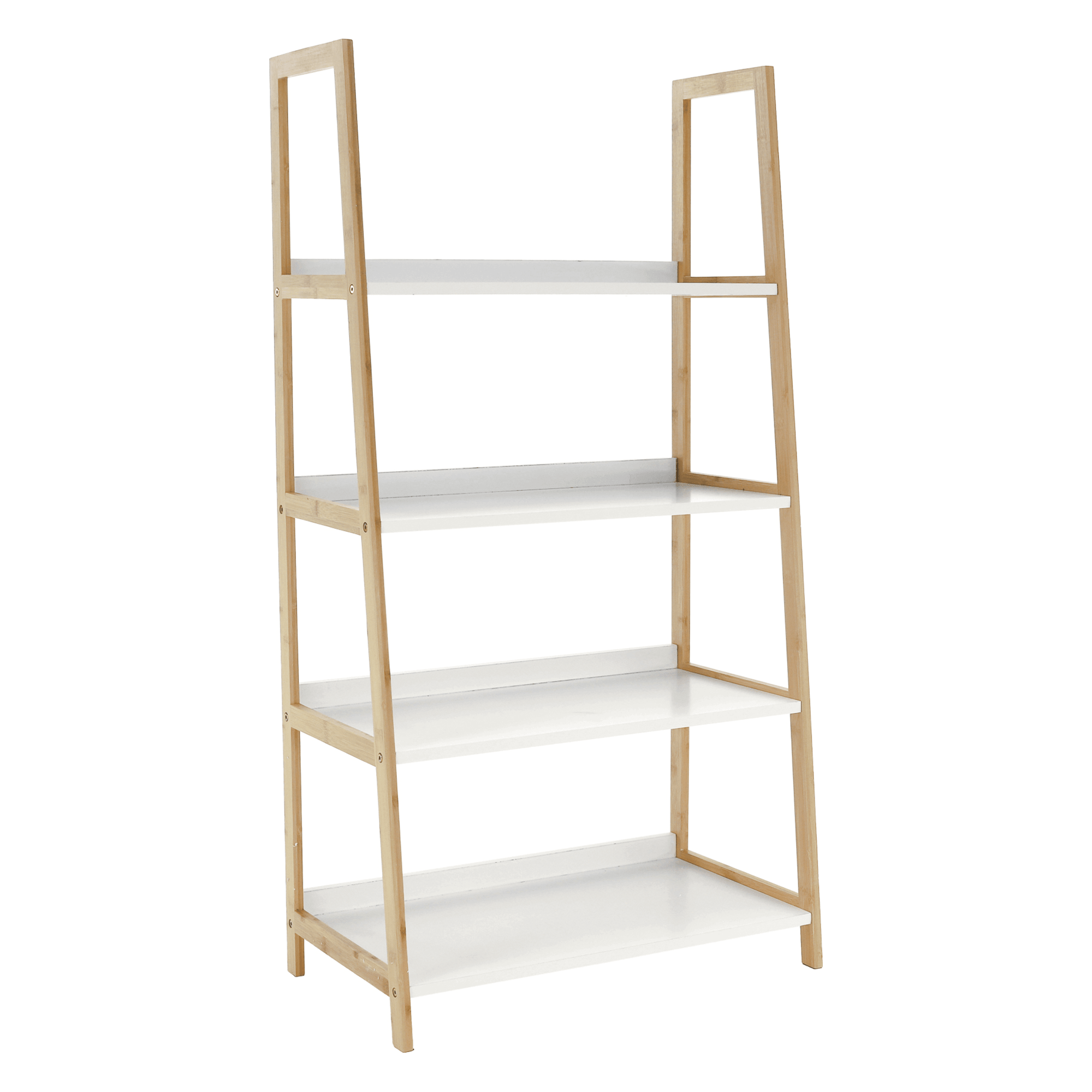 Etajera KOEN TYP 2, alb, 63x36x121 cm