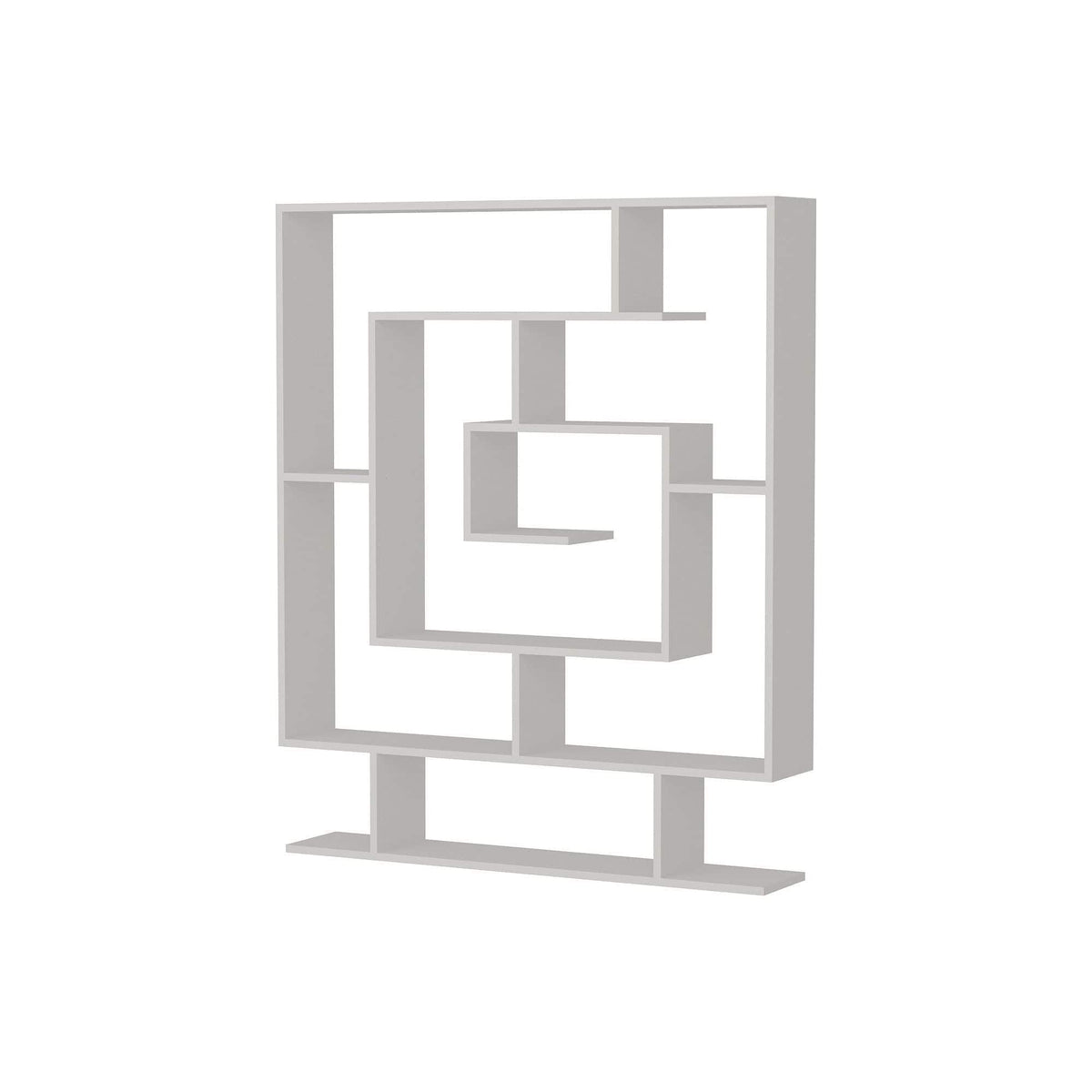 Etajera SARMASIK, alb, PAL melaminat, 125x22x150 cm