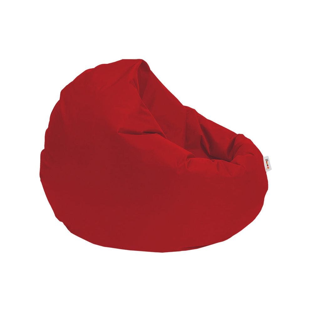 Fotoliu puf IYZI, rosu, poliester, 100x65 cm