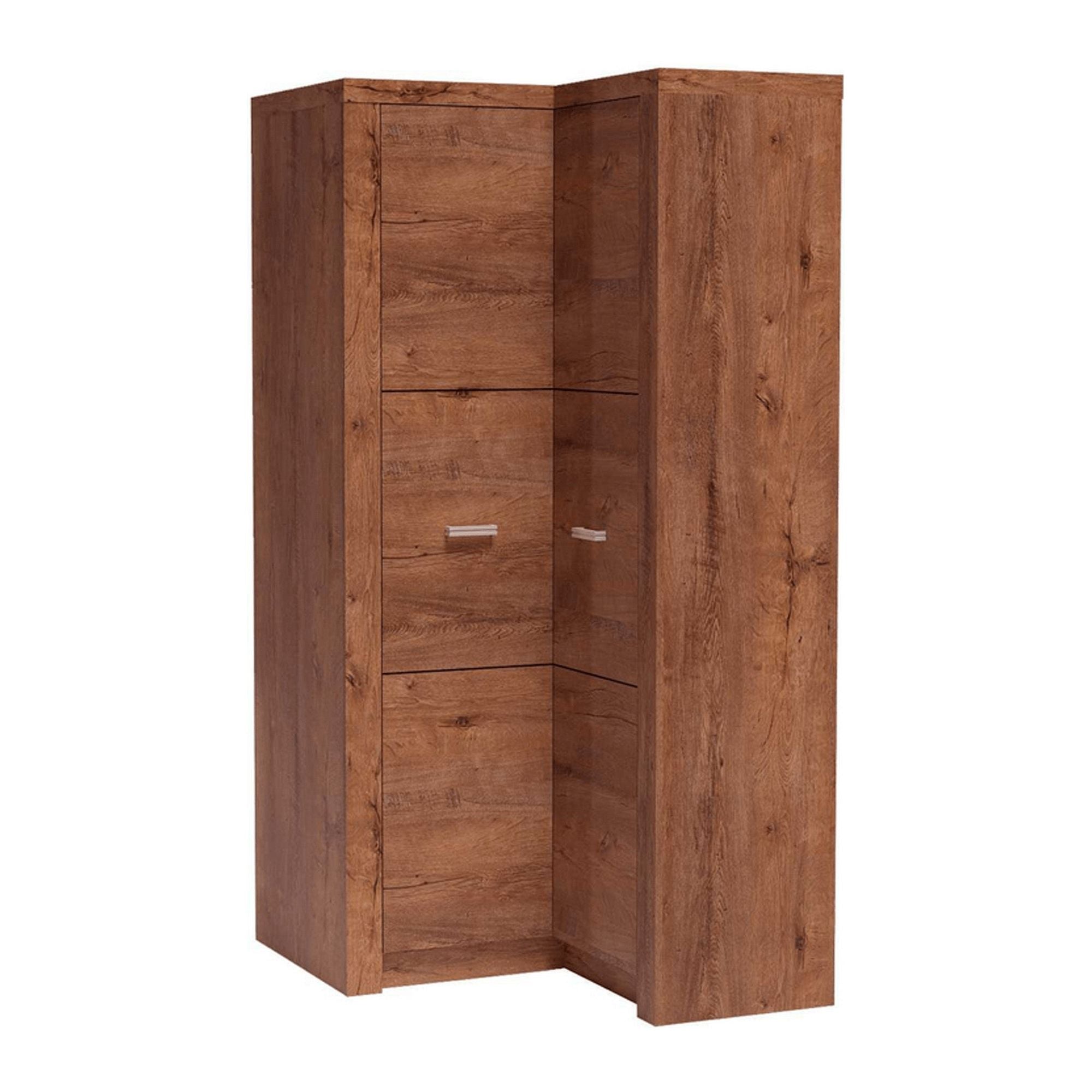 Dulap INFINITY I-14, frasin deschis, PAL melaminat/canturi ABS, cu 2 usi, 106x58x192 cm