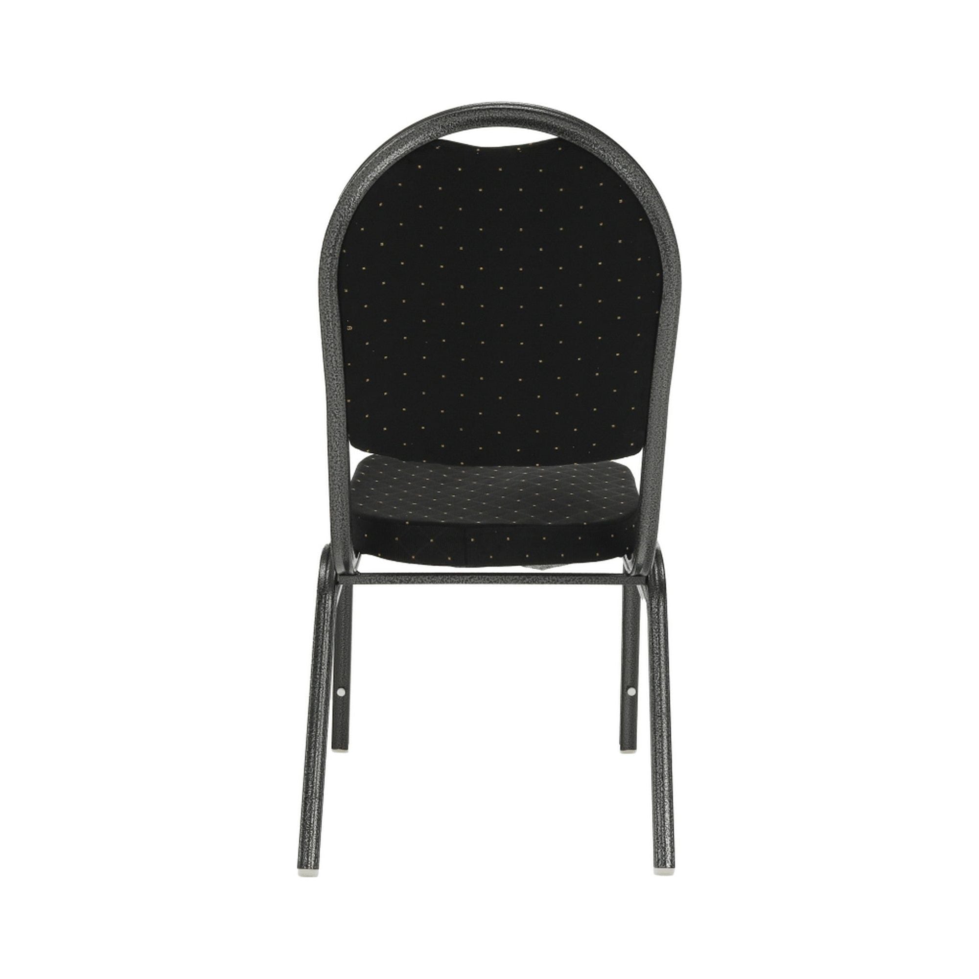 Scaun JEFF 2, tesatura neagra/cadru gri, 44x50x91 cm