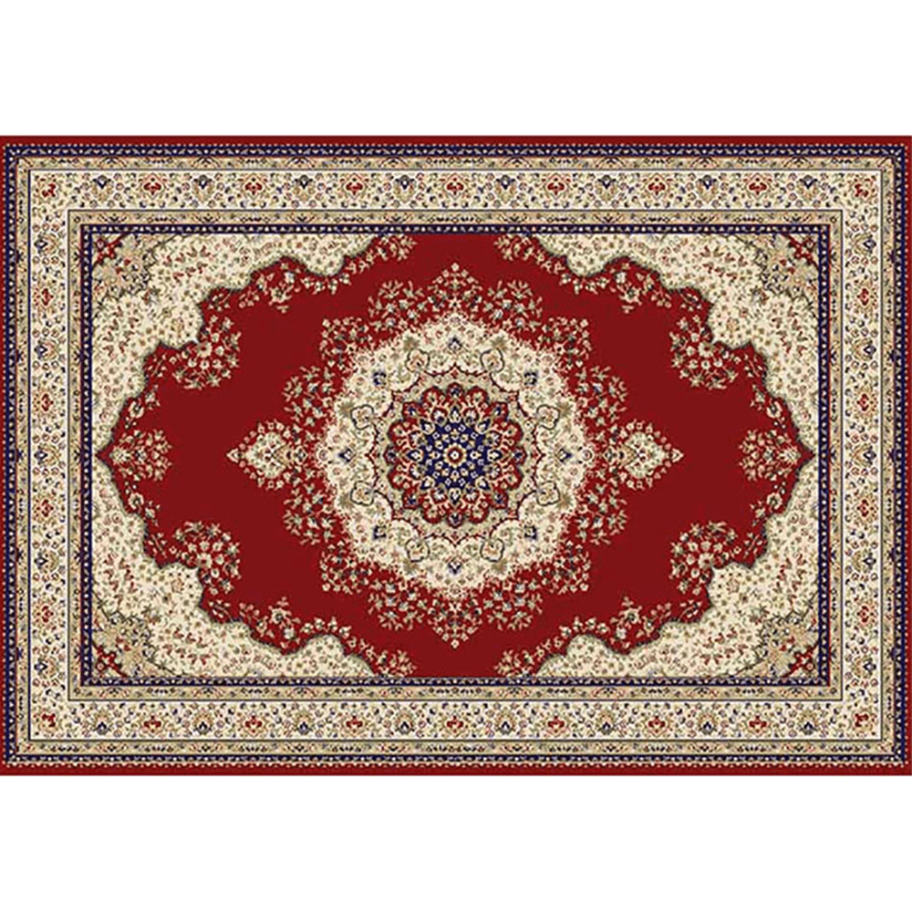 Covor 67x120 cm, vişiniu/amestec de culori/model oriental, KENDRA TYP 3
