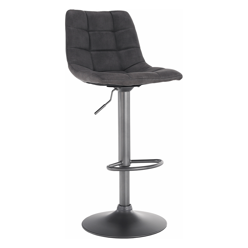 Scaun de bar, gri / negru, LAHELA