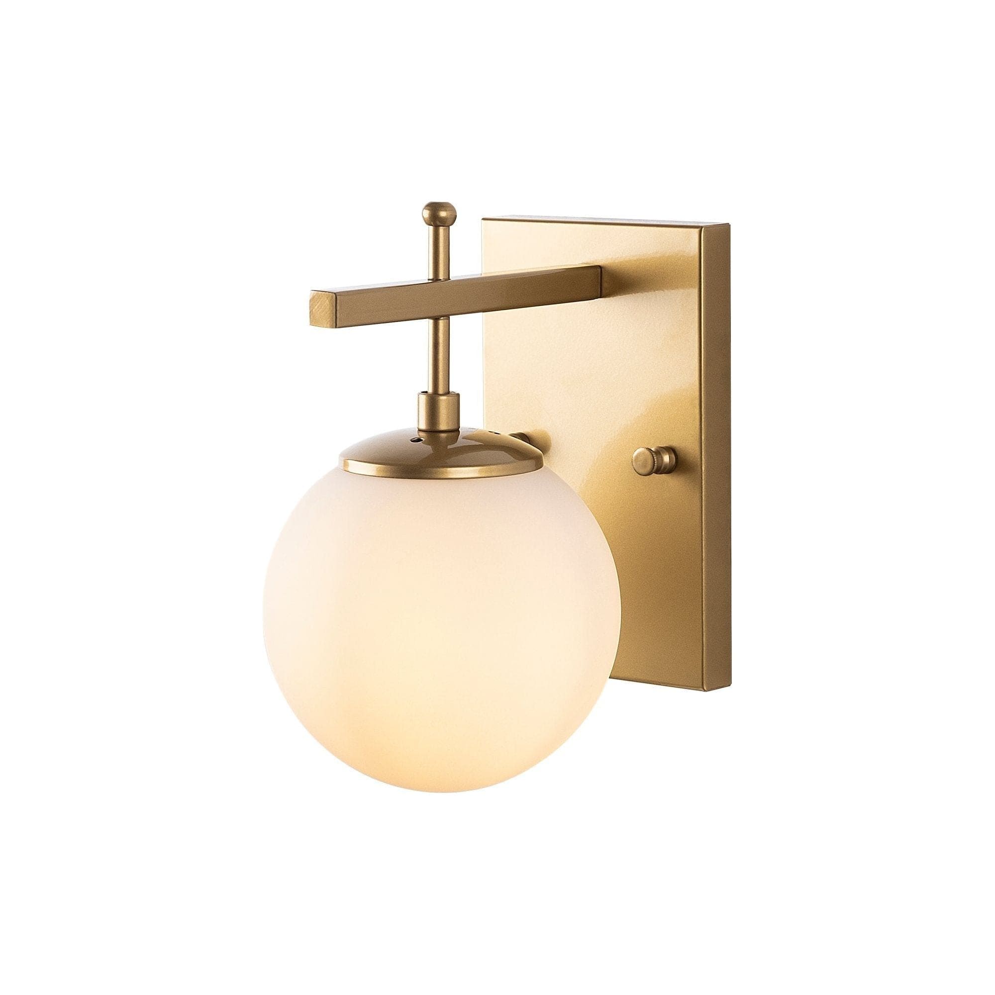 Lampa perete 13110, auriu, metal, 15x23x15 cm