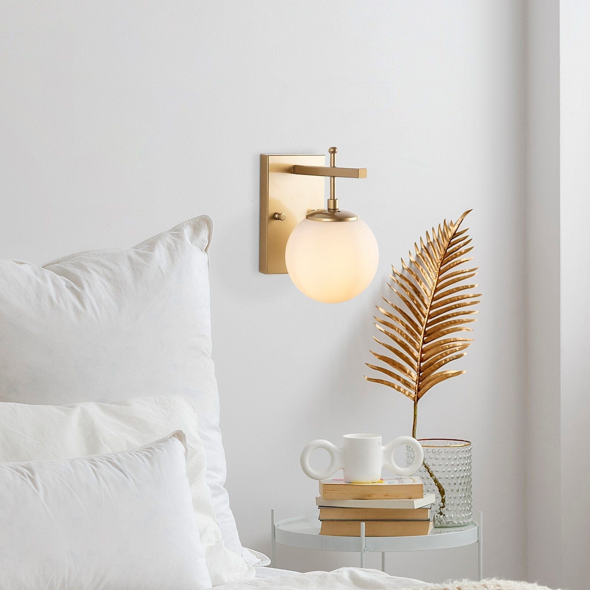 Lampa perete 13110, auriu, metal, 15x23x15 cm