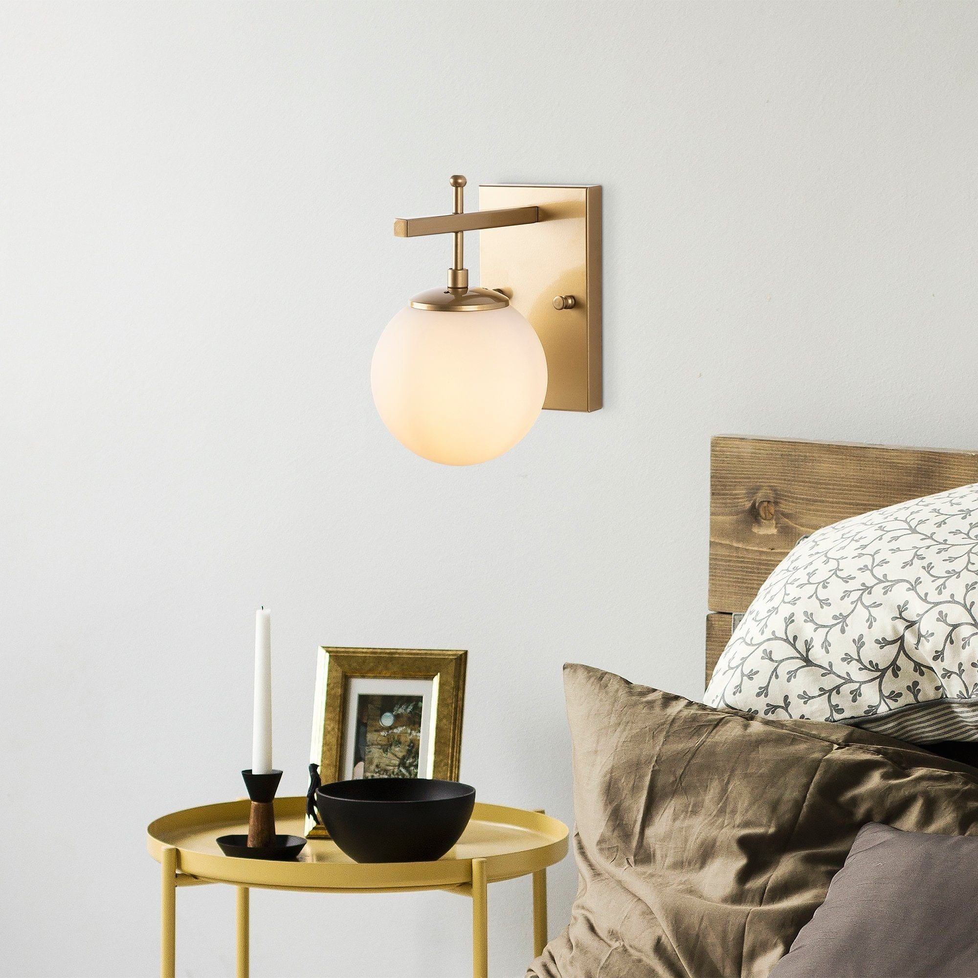 Lampa perete 13110, auriu, metal, 15x23x15 cm