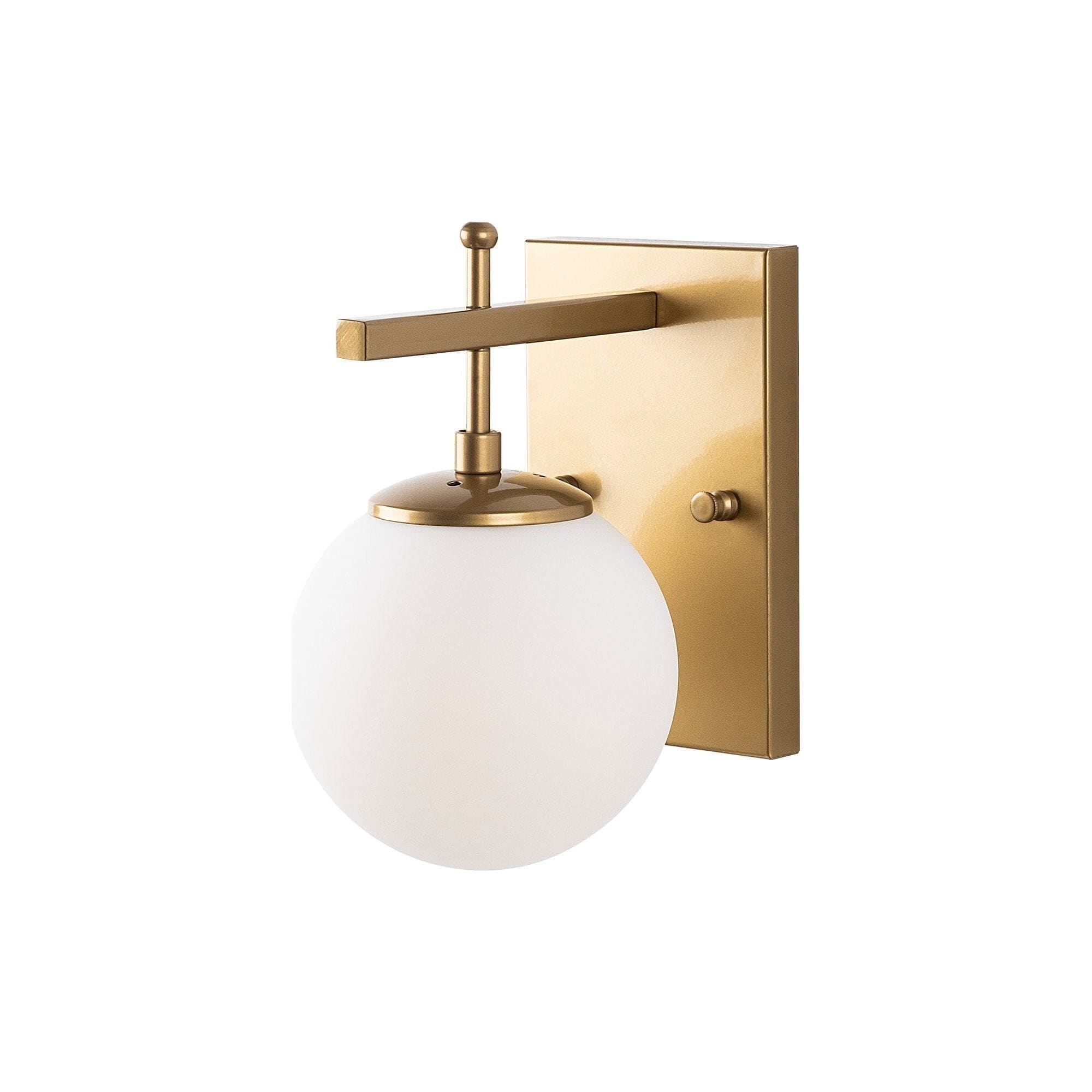 Lampa perete 13110, auriu, metal, 15x23x15 cm