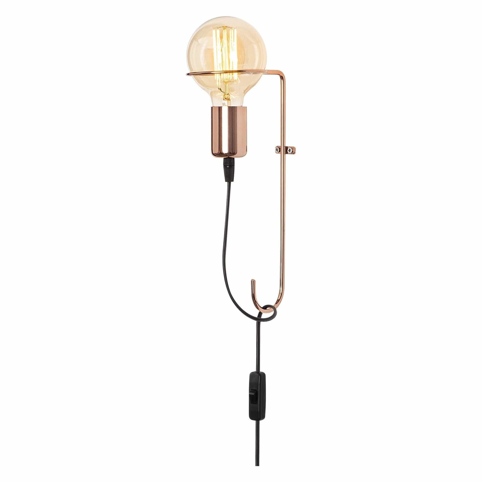 Lampa perete 3661, bronz, metal, 9x15x30 cm