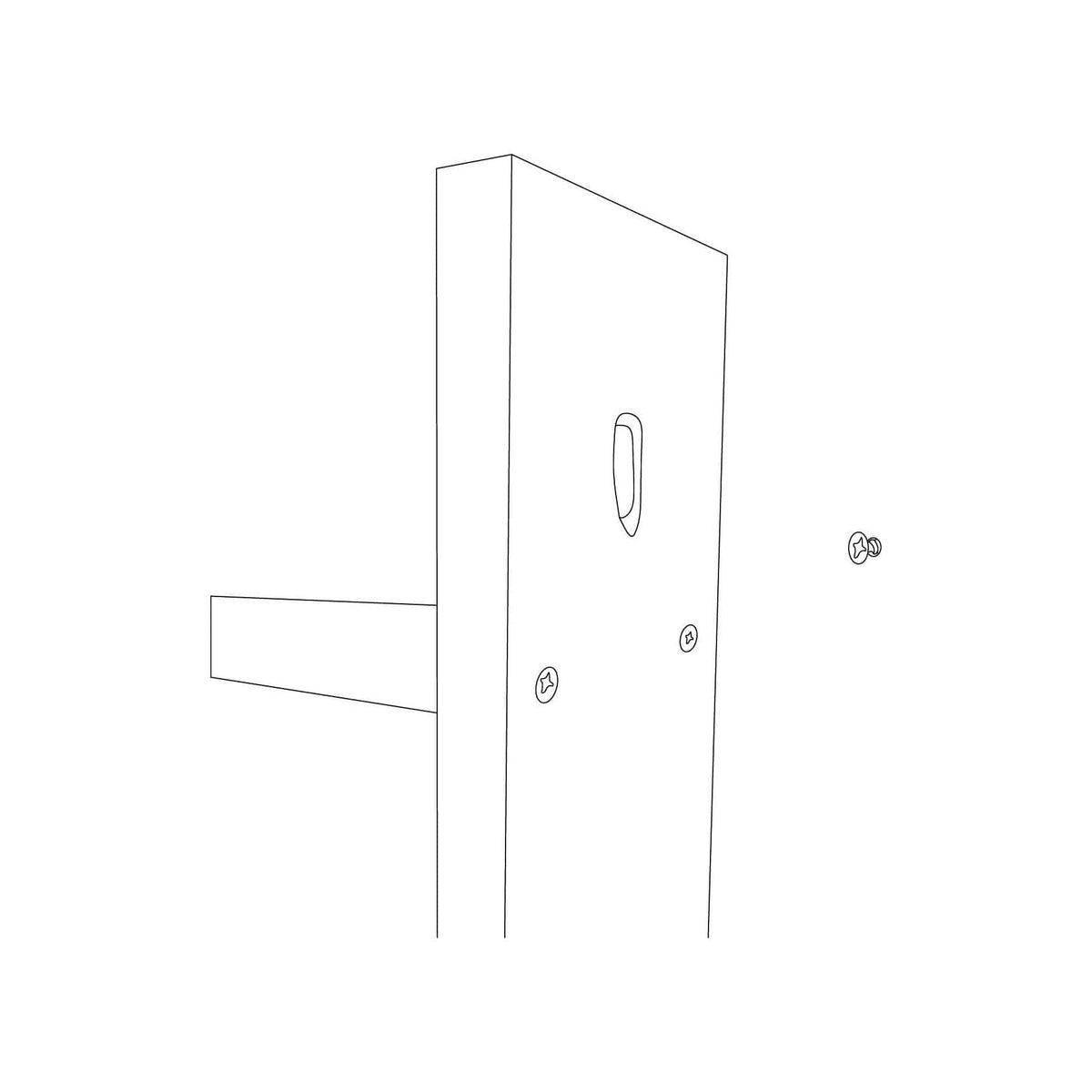 Lampa perete 3661, bronz, metal, 9x15x30 cm