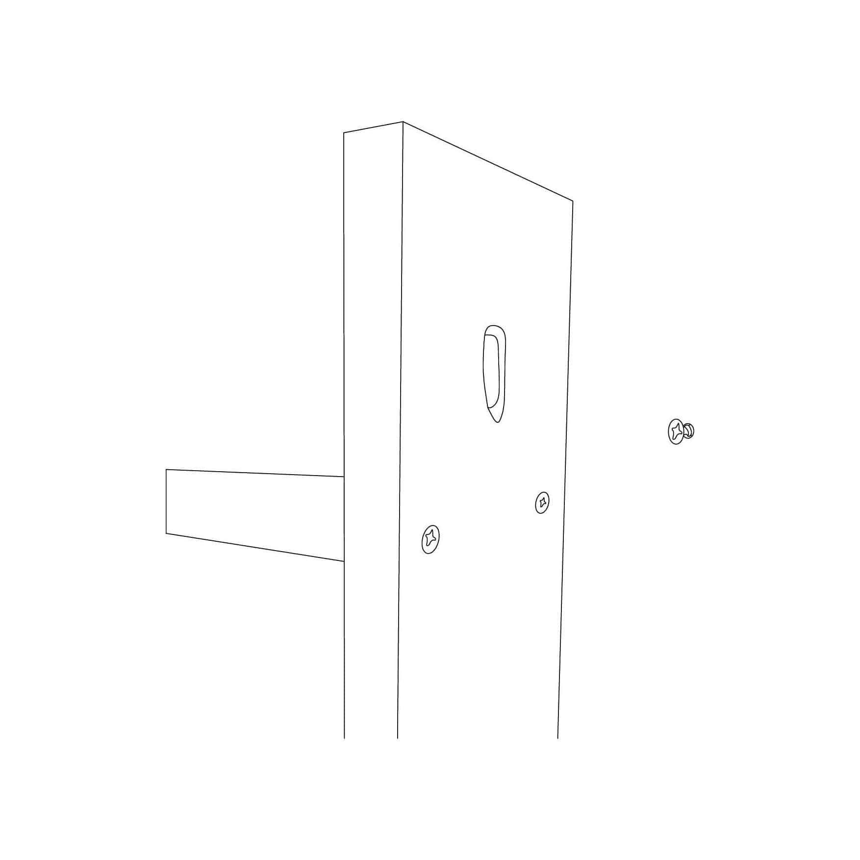 Lampa perete 3661, bronz, metal, 9x15x30 cm