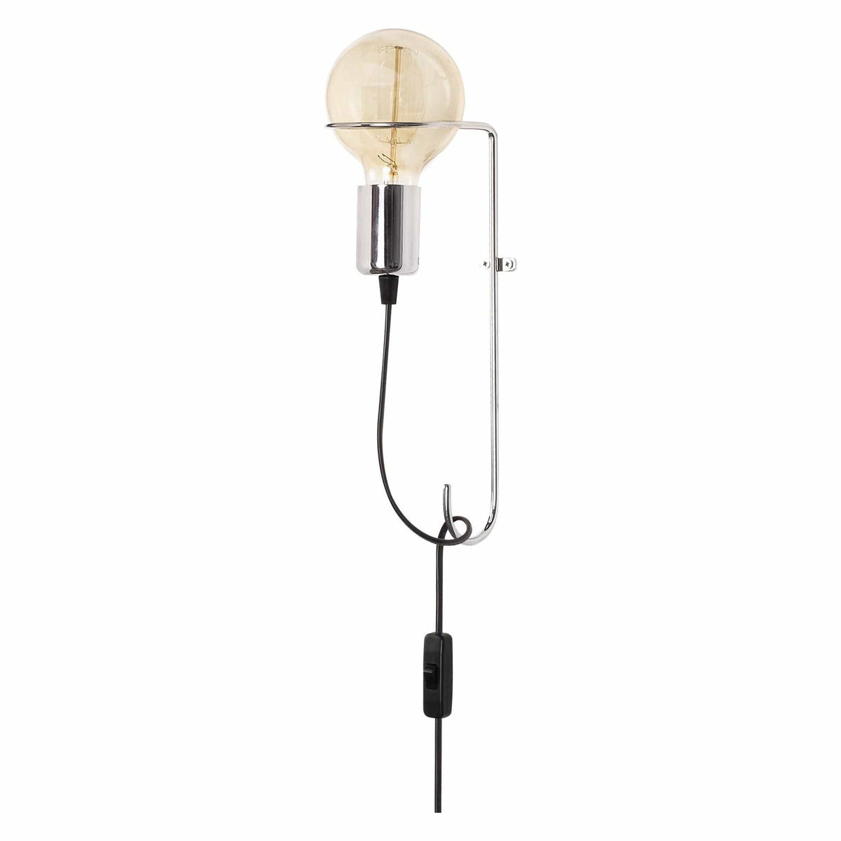 Lampa perete 3663, crom, metal, 9x15x30 cm