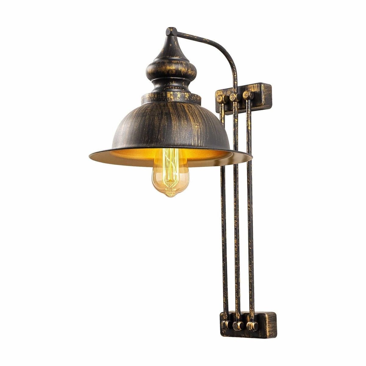 Lampa perete 3743, bronz, metal, 32x28x53 cm
