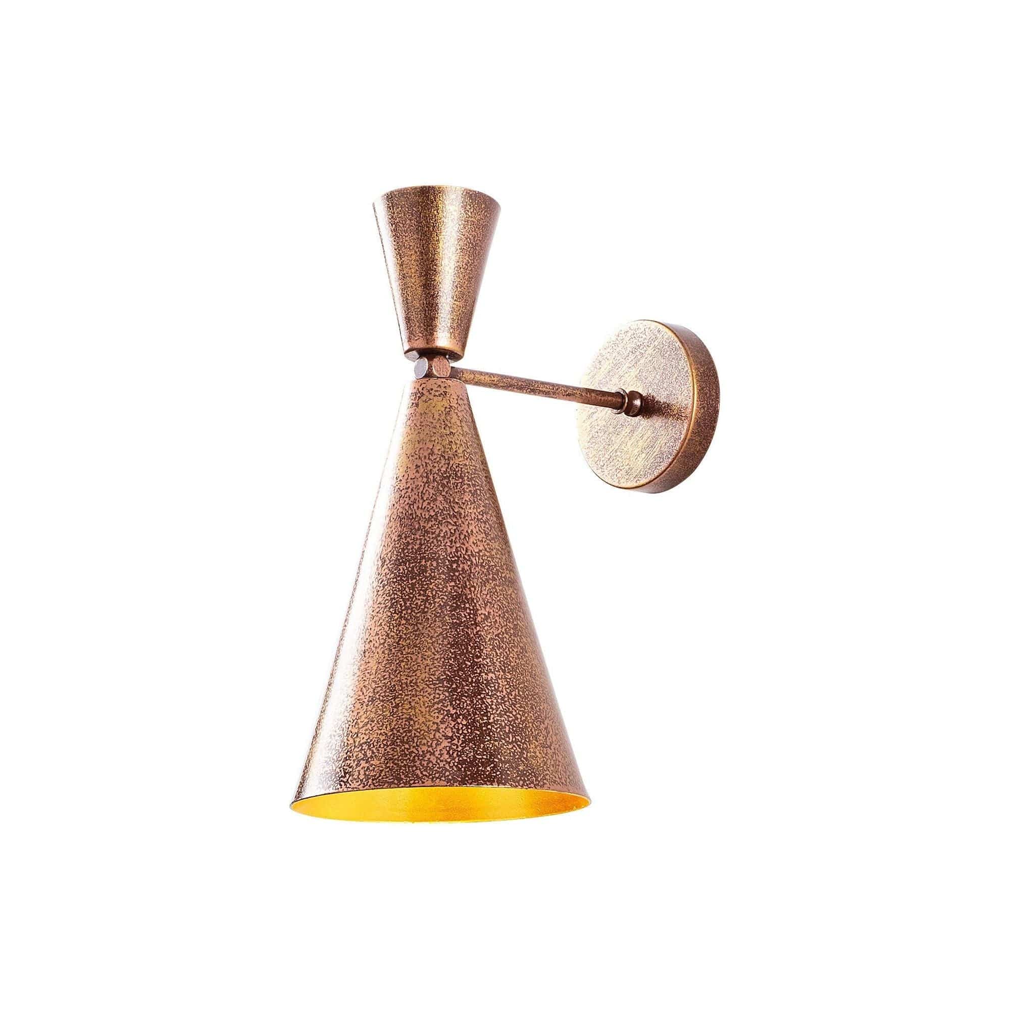 Lampa perete BERCESTE 184VINTAGE-A, bronz, metal, 19x25x39 cm