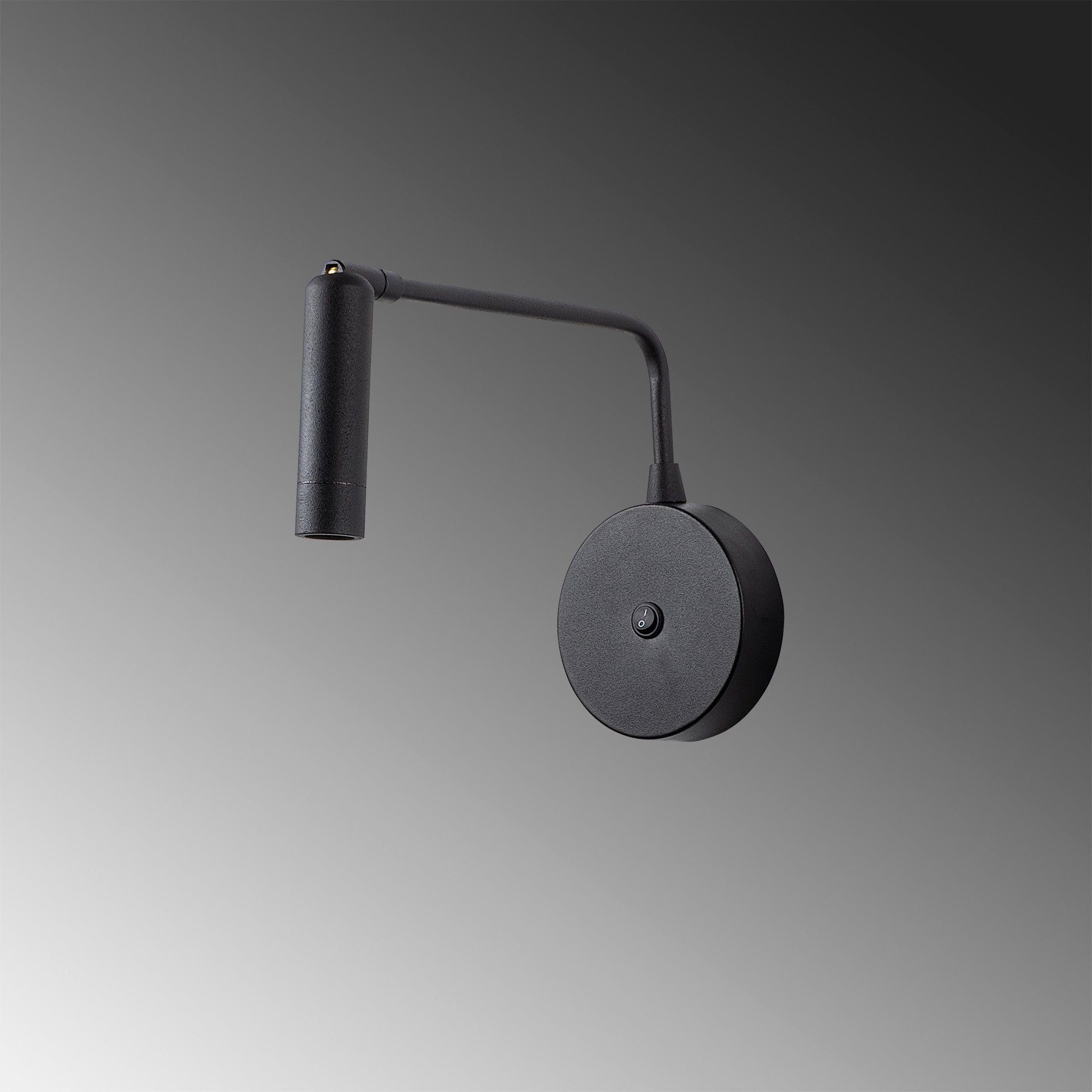 Lampa perete UGUR-6042, negru, metal, 10x27x15 cm