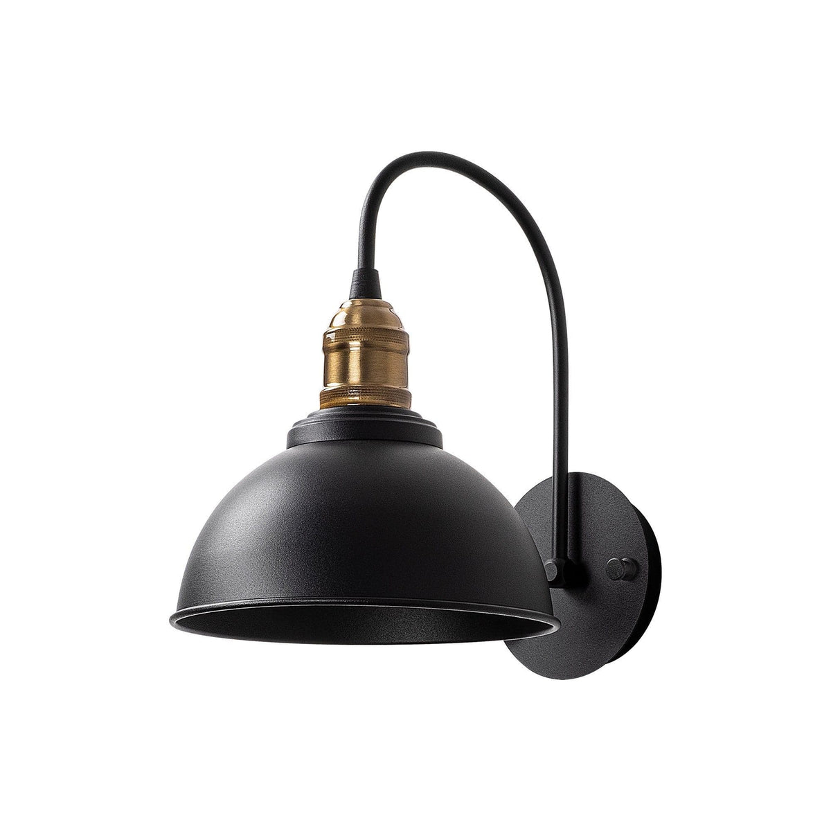 Lampa perete VARZAN, 10840, negru/auriu, metal, 27x27x36 cm