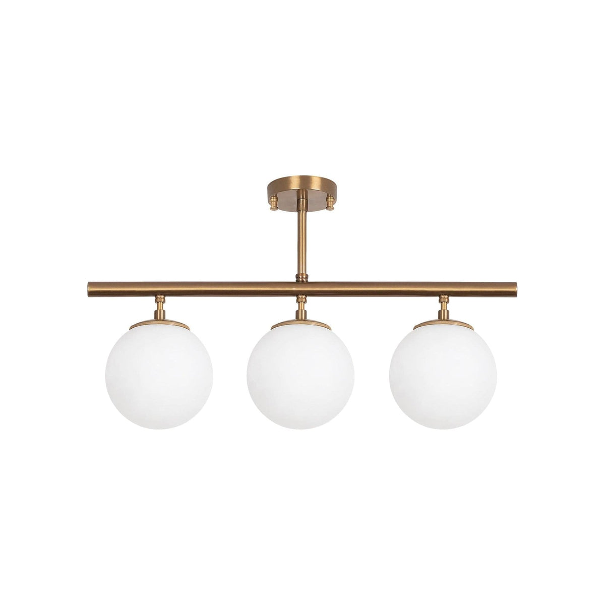 Lustra ATMACA 10270, auriu/alb, metal/alb, 60x15x37 cm