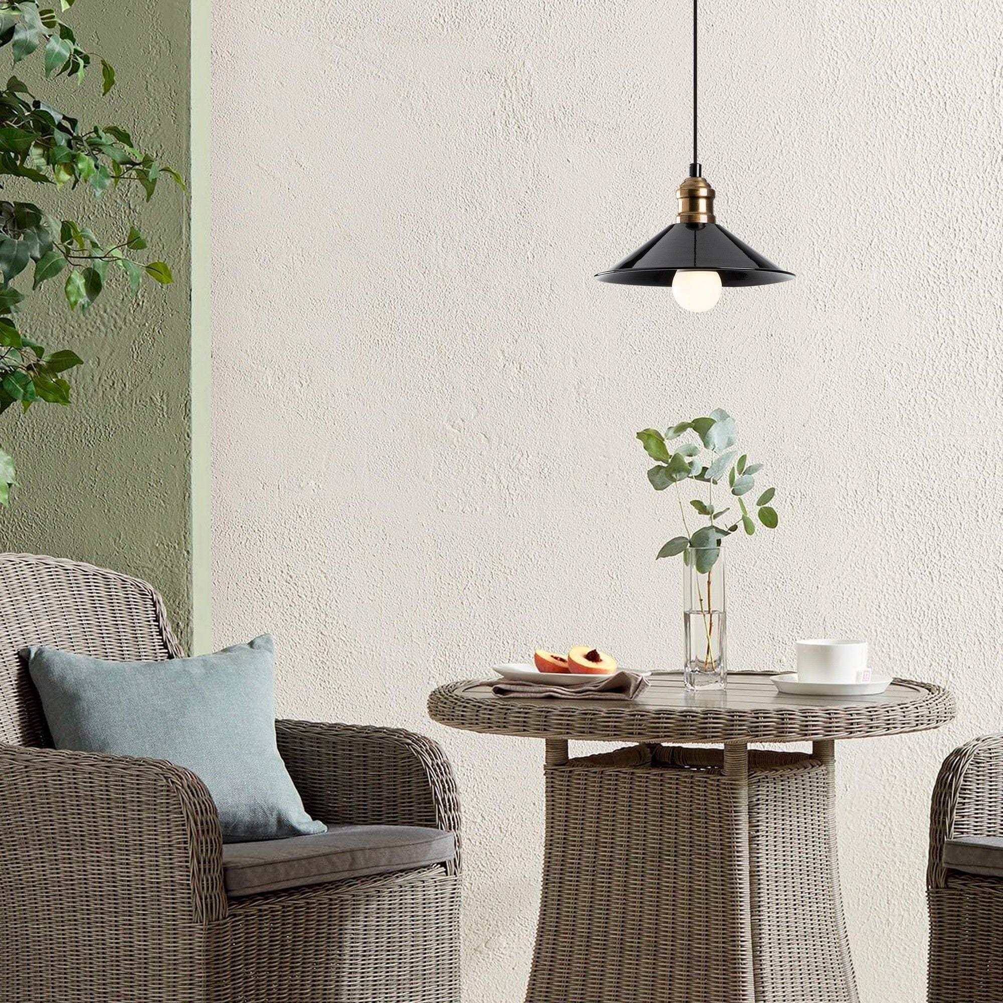 Lustra BERCESTE 250-S, negru, metal, 24x108 cm