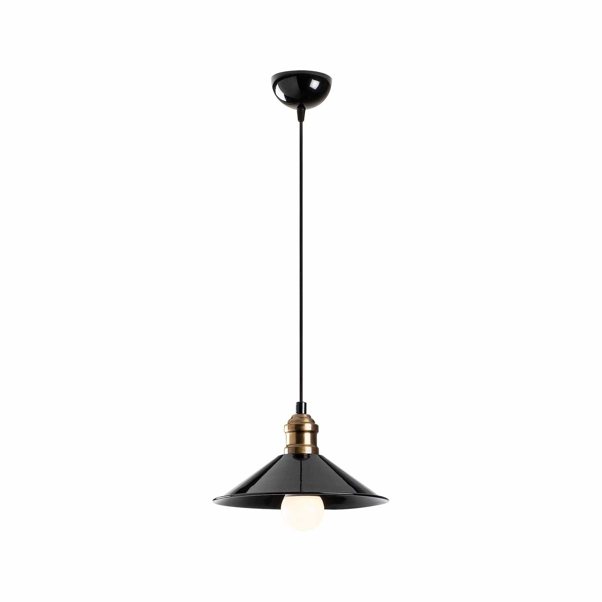 Lustra BERCESTE 250-S, negru, metal, 24x108 cm