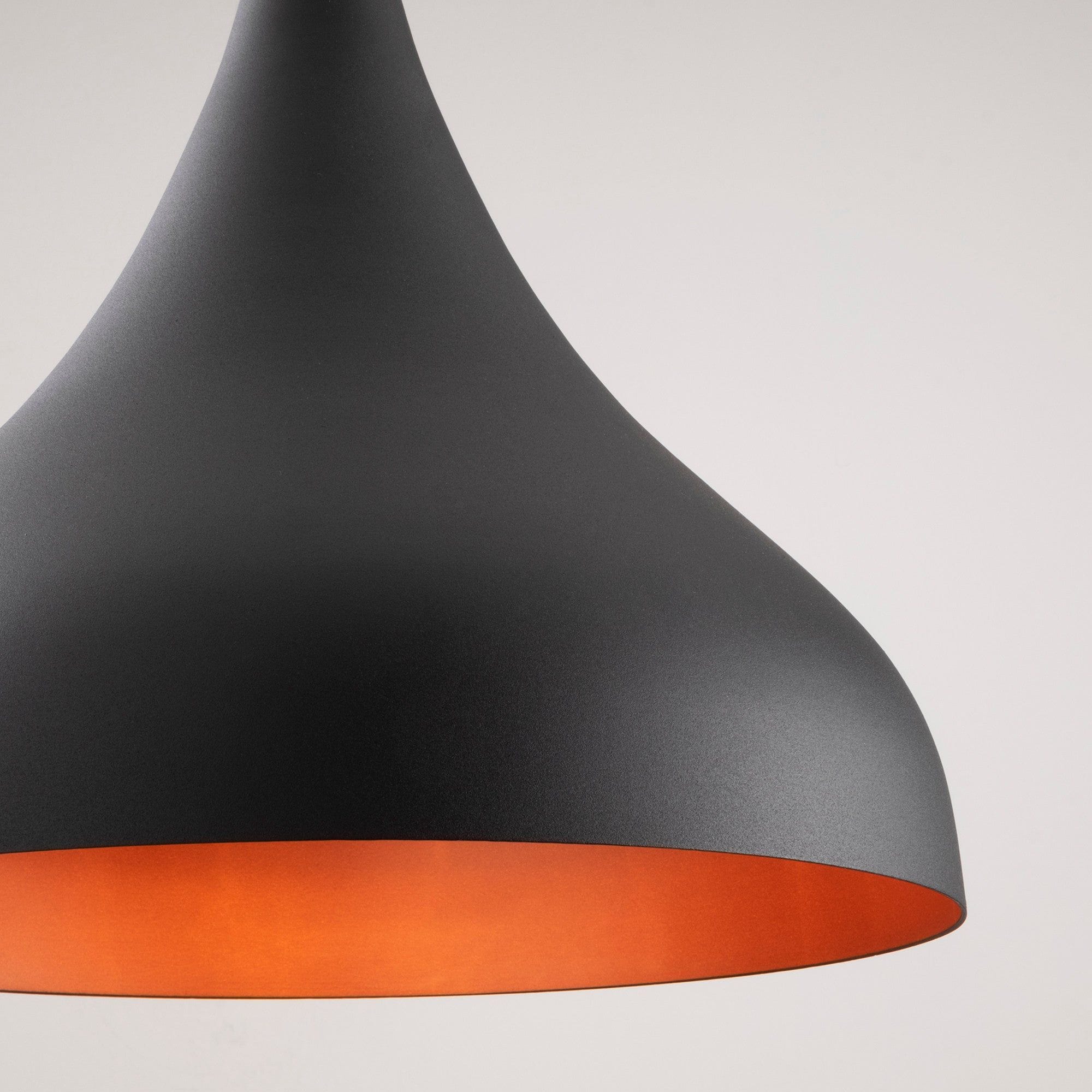 Lustra BERCESTE N-1390, negru, metal, 41x133 cm