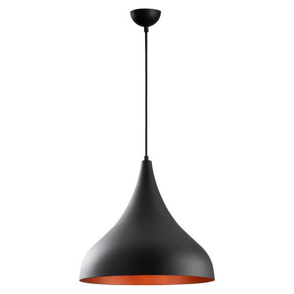 Lustra BERCESTE N-1390, negru, metal, 41x133 cm