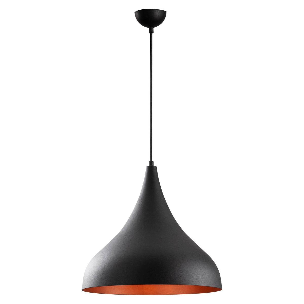 Lustra BERCESTE N-1390, negru, metal, 41x133 cm