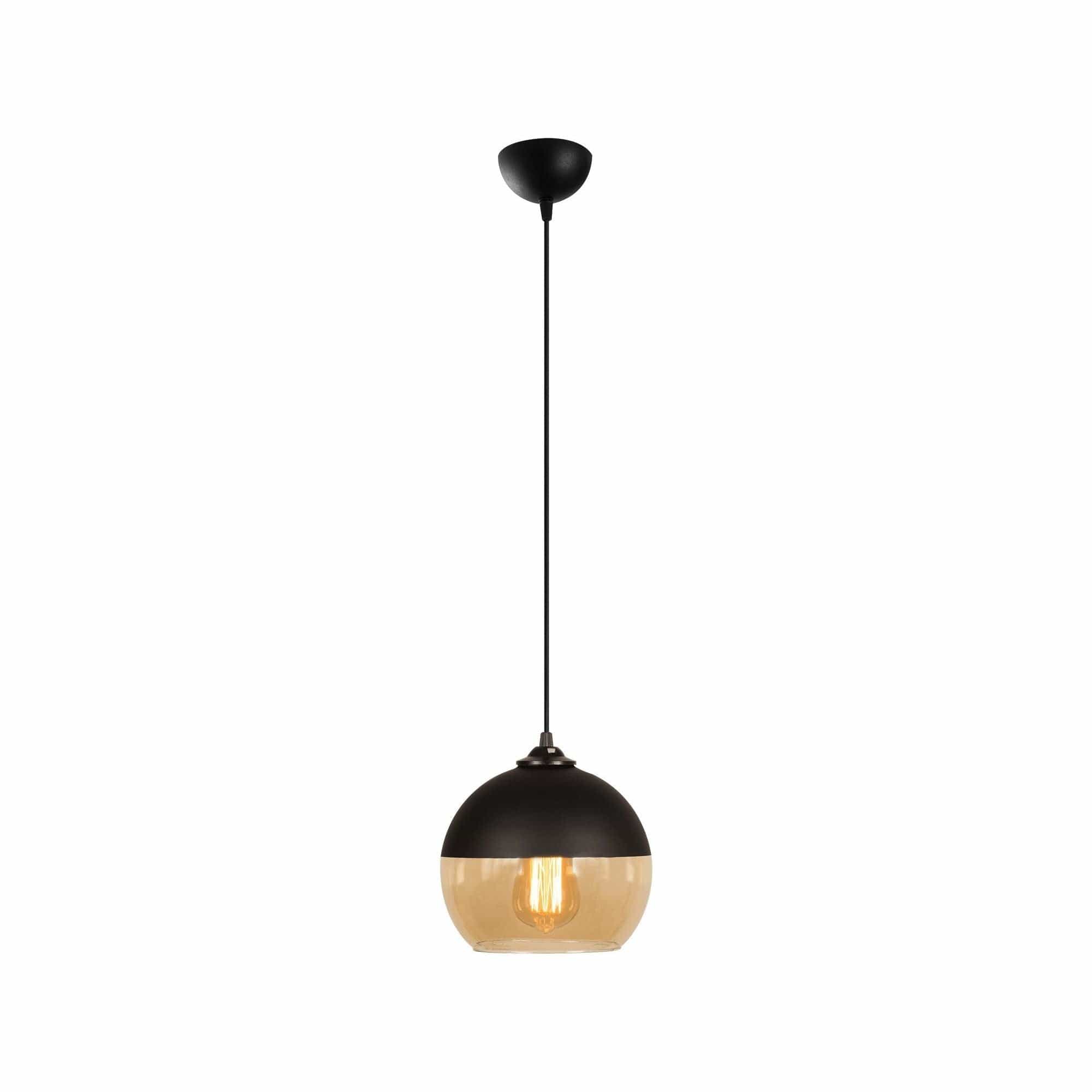 Lustra CAMINI MR-869, negru, metal, 20x36-116 cm