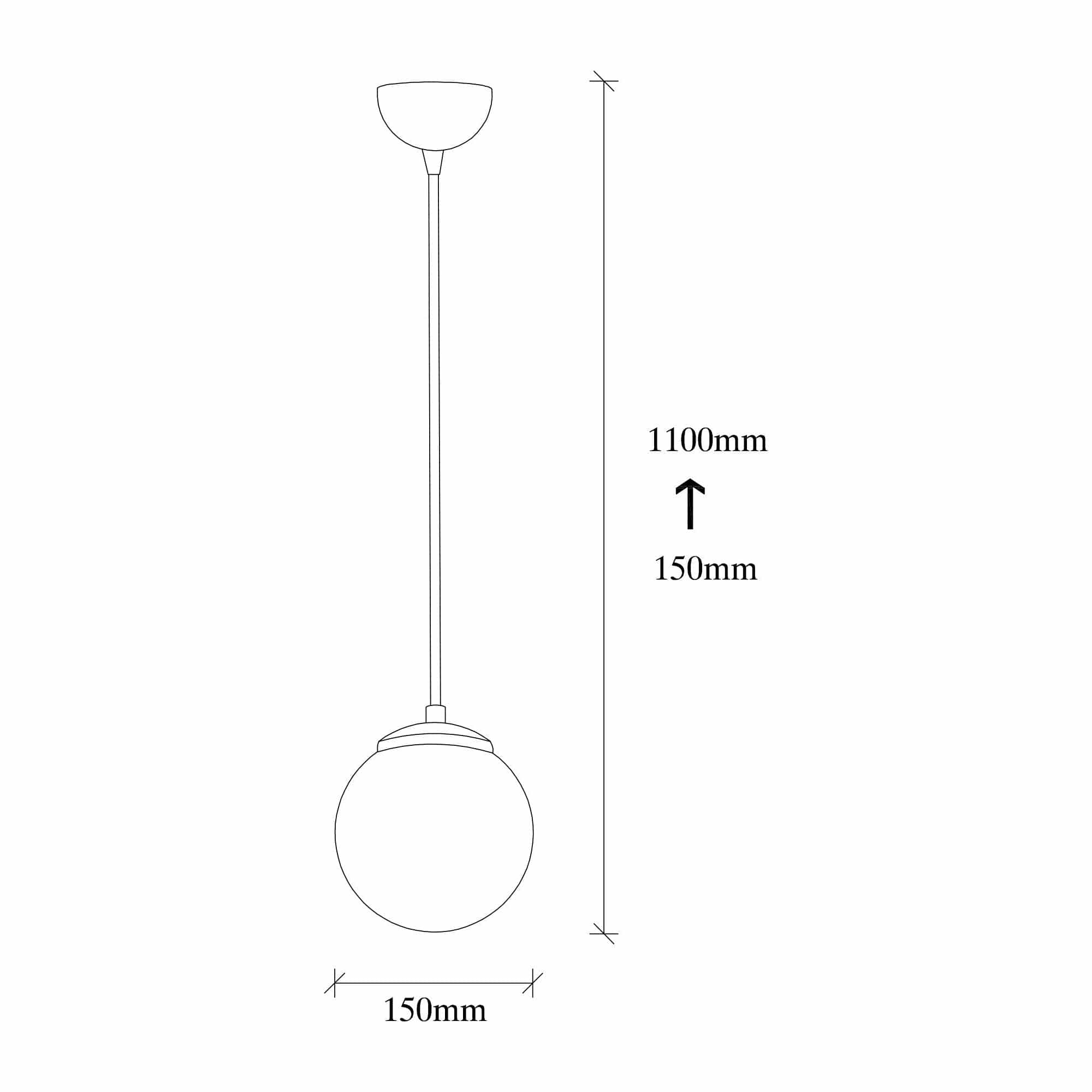 Lustra EFE 2145, transparent, sticla, 15x110 cm
