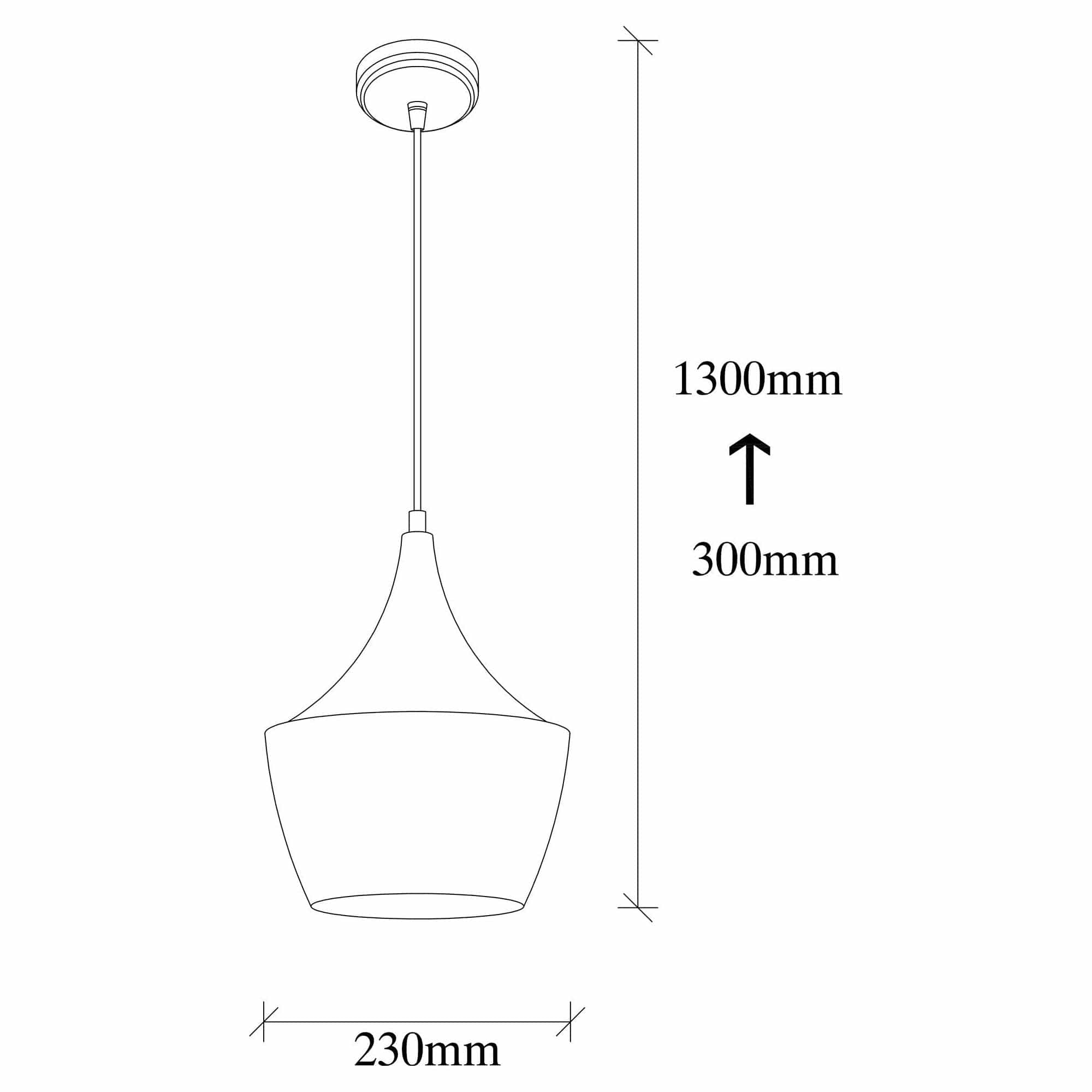 Lustra ELMAS 3551, negru, metal, 23x30-130 cm