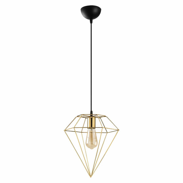 Lustra ELMAS 6287, negru/auriu, metal, 30x128 cm