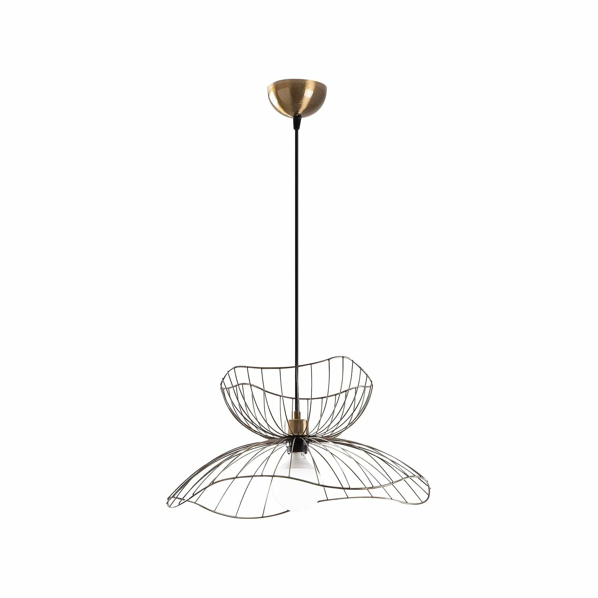 Lustra FARAC 6391, bronz, metal, 50x121 cm
