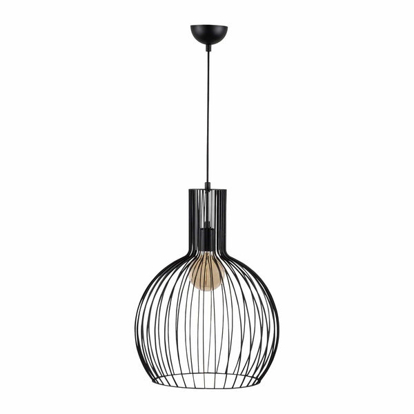 Lustra FELLINI MR 756, negru, metal, 38x66-146 cm