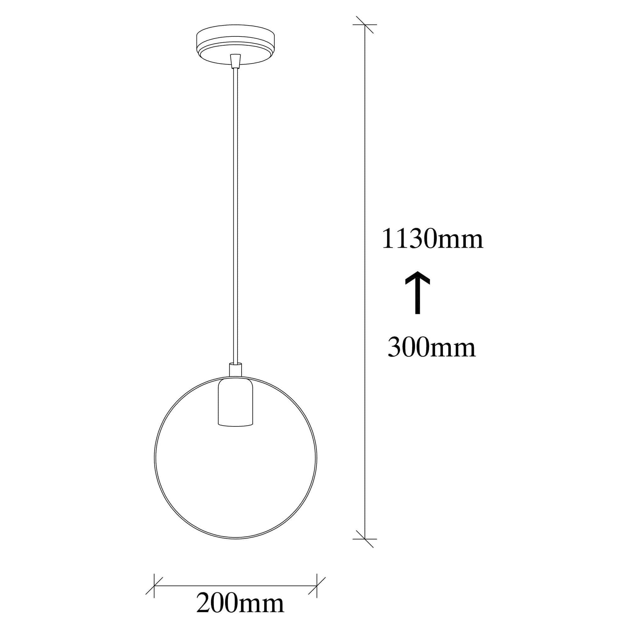 Lustra HALKA 4561, negru/auriu, metal, 20x5x30-113 cm